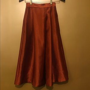 Tea Length Copper Skirt